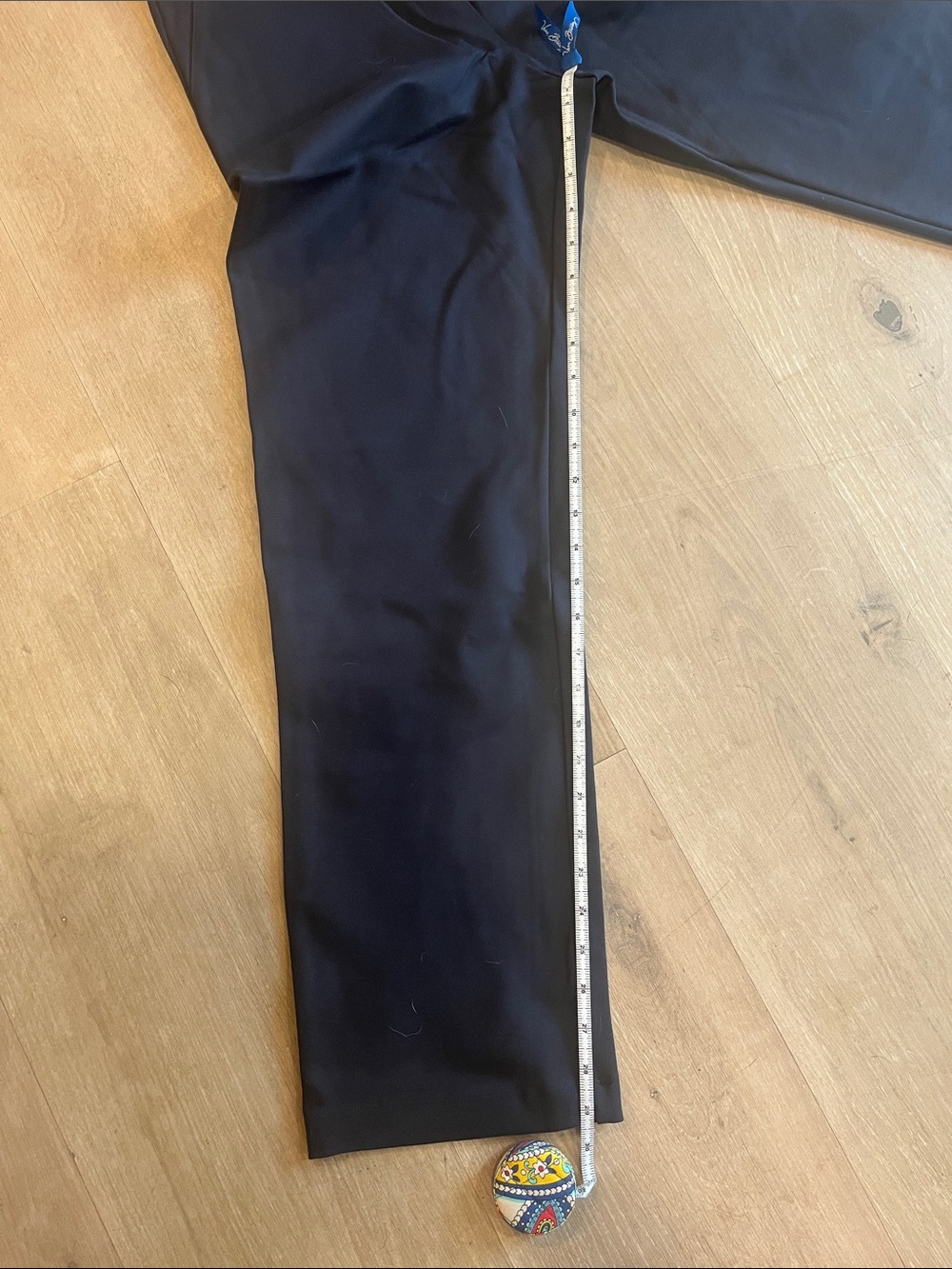 Quince Ultra-Stretch Ponte Straight Leg Pants Navy Size M - Picture 9 of 11
